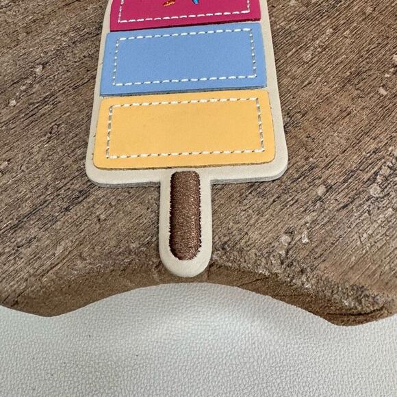 PORTLAND Leather POPCICLE Purse Charm Margot FAST SHIP PLG KEYCHAIN - Picture 2 of 3